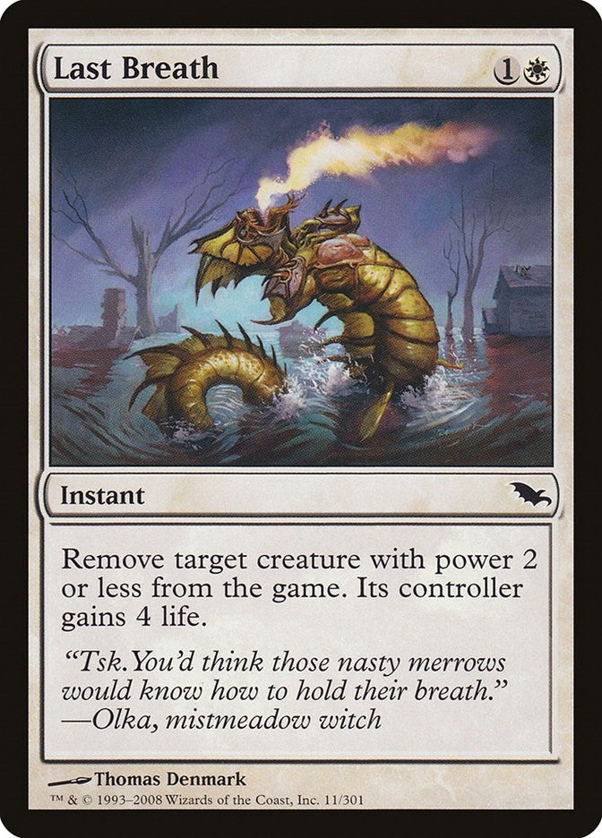 Image for Last Breath (11) (SHM) - Magic: The Gathering