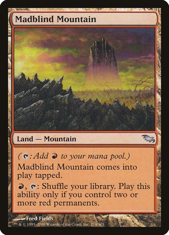 Image for Madblind Mountain (274) (SHM) - Magic: The Gathering