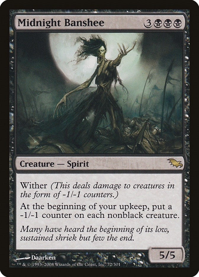 Image for Midnight Banshee (72) (SHM) - Magic: The Gathering