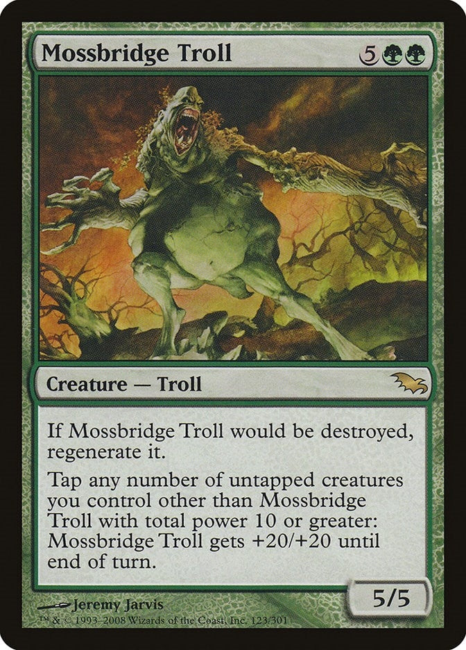 Image for Mossbridge Troll (123) (SHM) - Magic: The Gathering