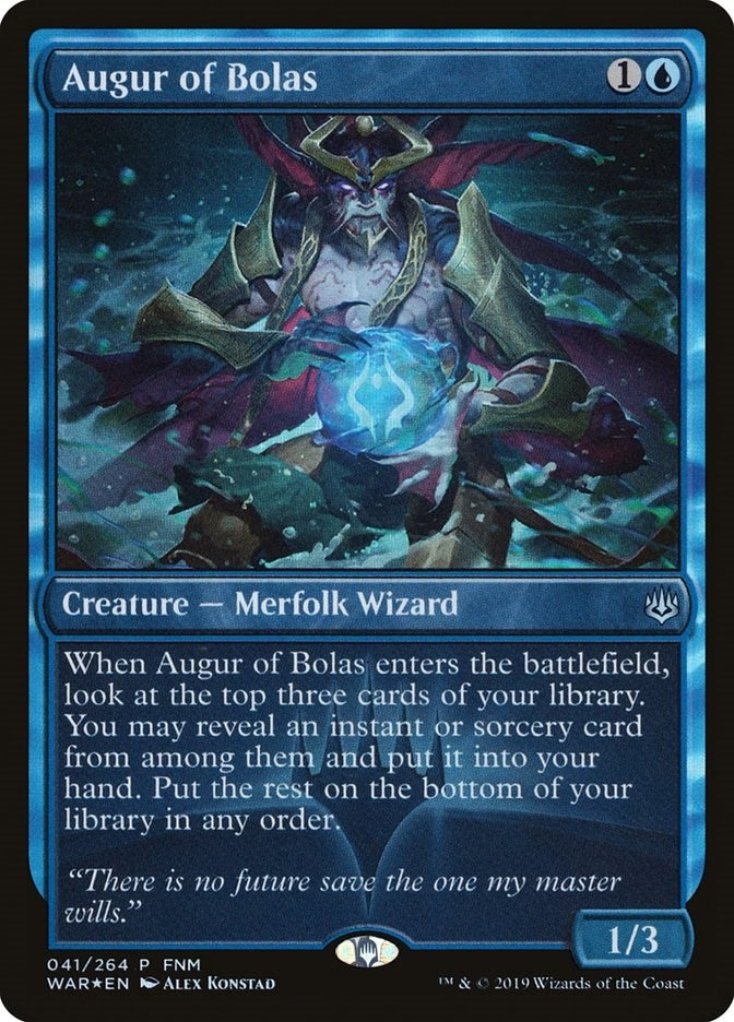Image for Augur of Bolas (41) (FNM) - Magic: The Gathering