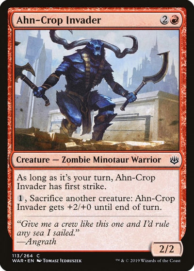 Ahn-Crop Invader (113) (WAR)