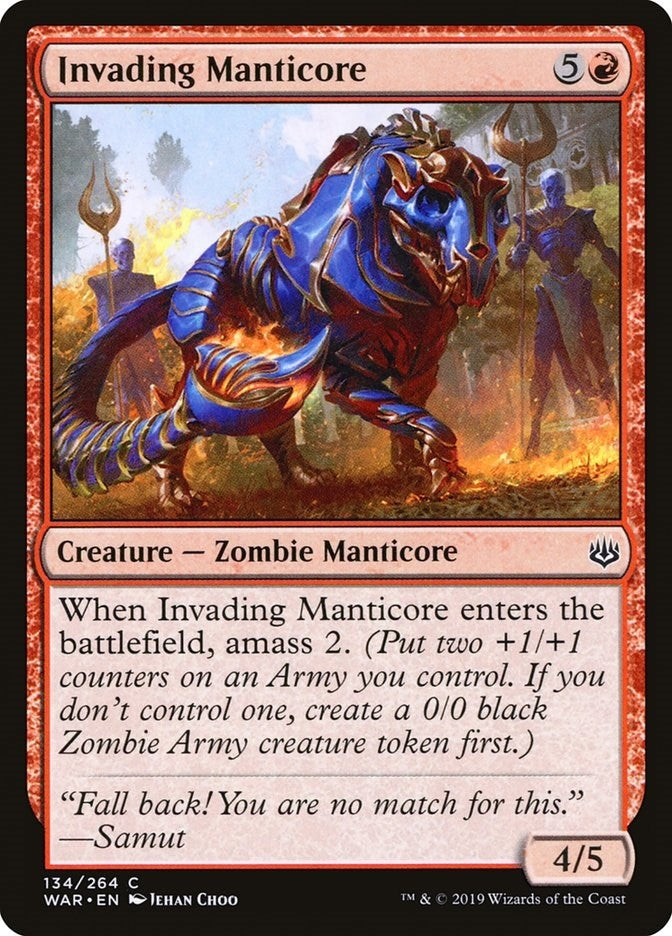 Invading Manticore (134) (WAR)
