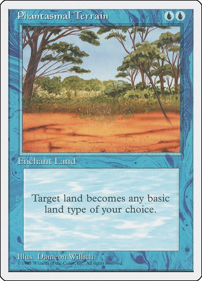 Image for Phantasmal Terrain (4ED) - Magic: The Gathering
