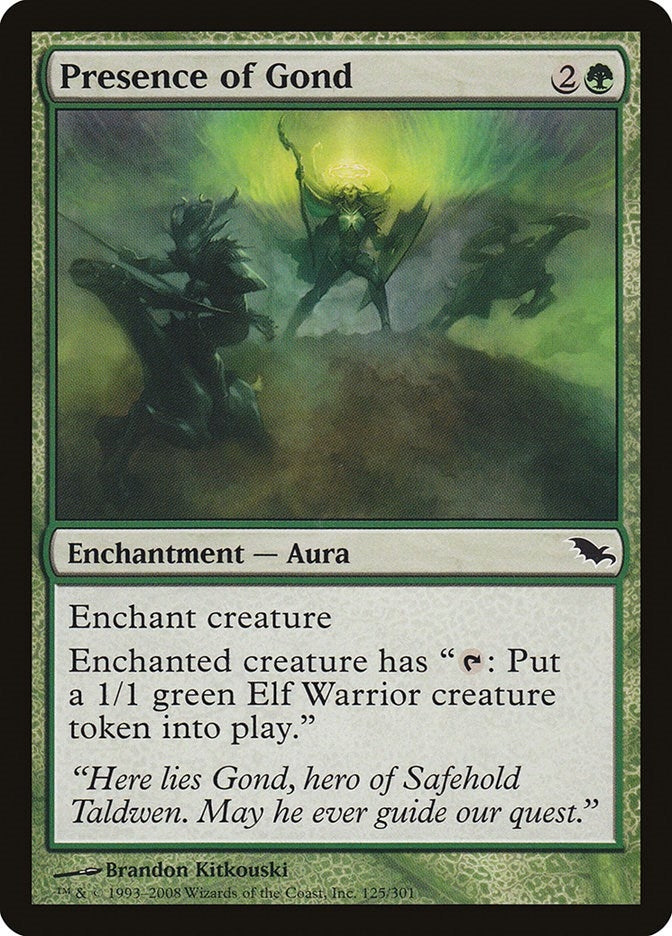 Image for Presence of Gond (125) (SHM) - Magic: The Gathering
