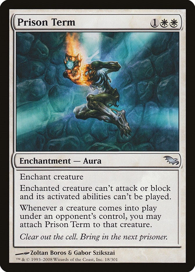Image for Prison Term (18) (SHM) - Magic: The Gathering