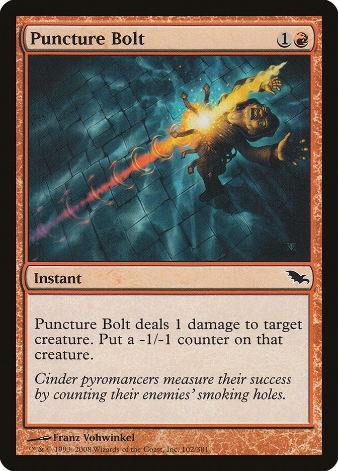 Image for Puncture Bolt (102) (SHM) - Magic: The Gathering
