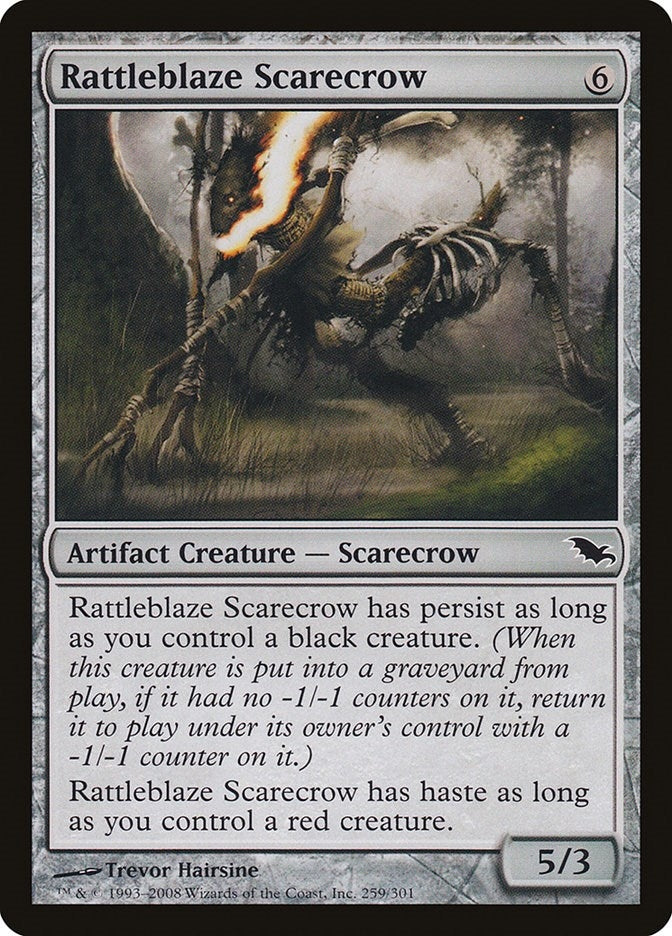 Image for Rattleblaze Scarecrow (259) (SHM) - Magic: The Gathering