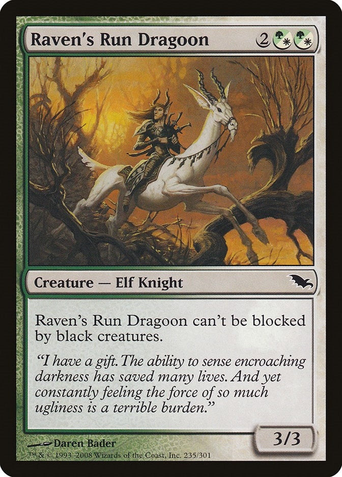 Image for Raven's Run Dragoon (235) (SHM) - Magic: The Gathering