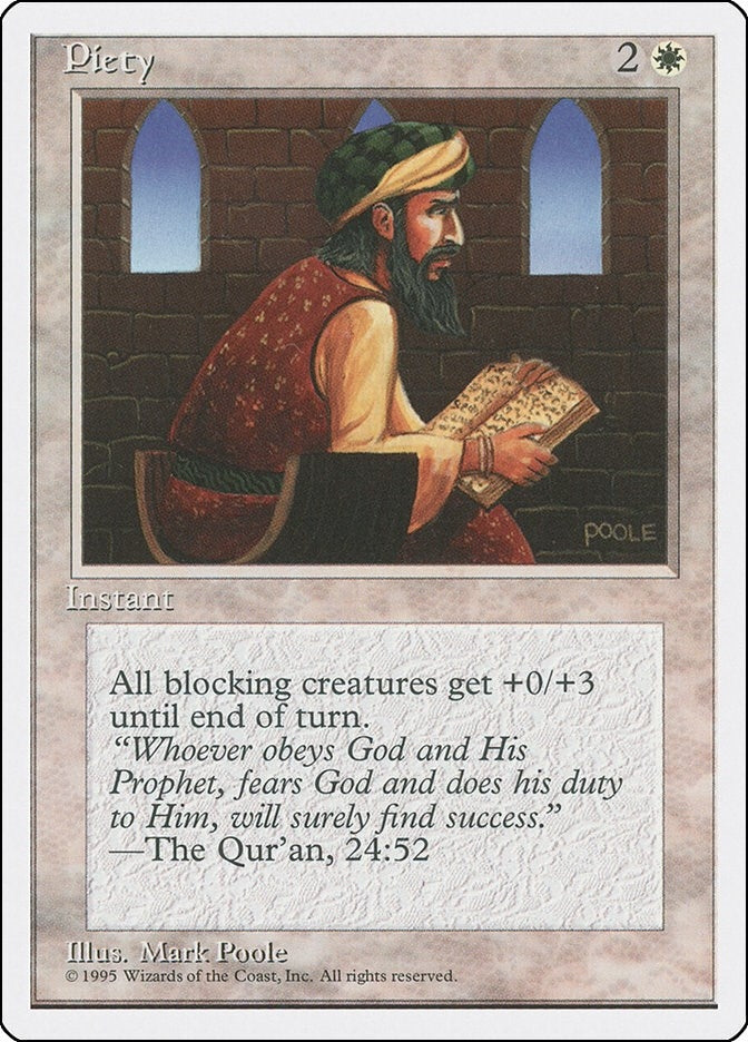 Image for Piety (4ED) - Magic: The Gathering