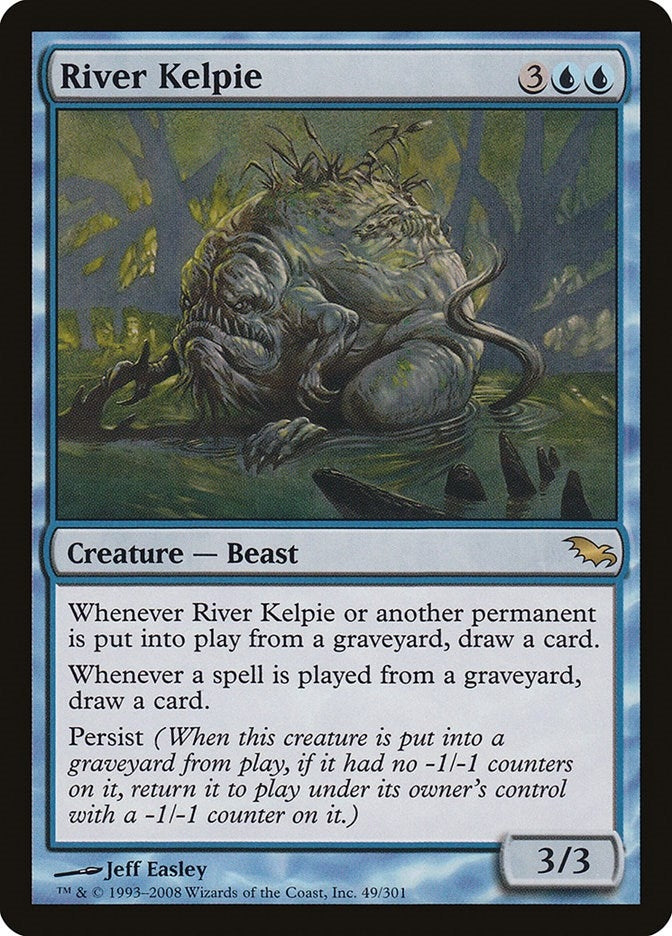 Image for River Kelpie (49) (SHM) - Magic: The Gathering