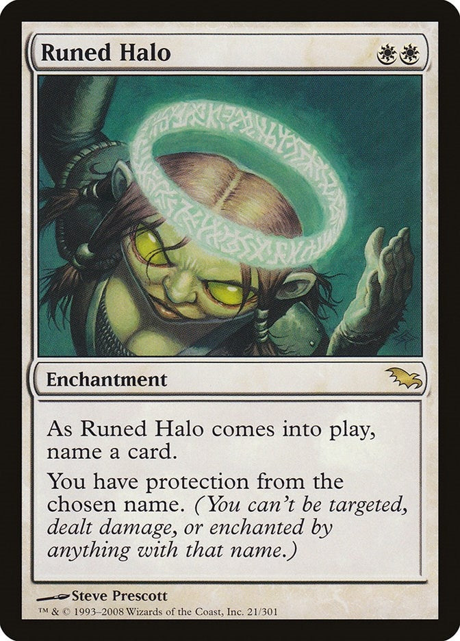 Image for Runed Halo (21) (SHM) - Magic: The Gathering