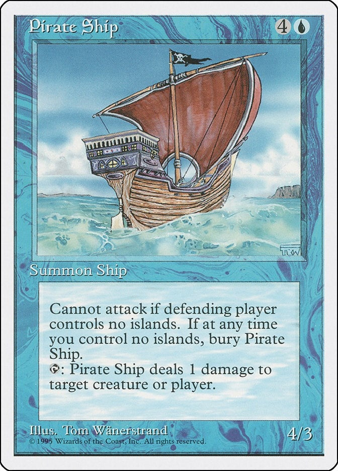 Image for Pirate Ship (4ED) - Magic: The Gathering