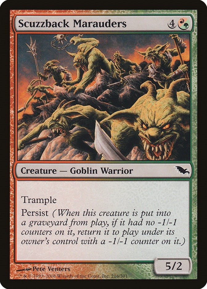 Image for Scuzzback Marauders (216) (SHM) - Magic: The Gathering