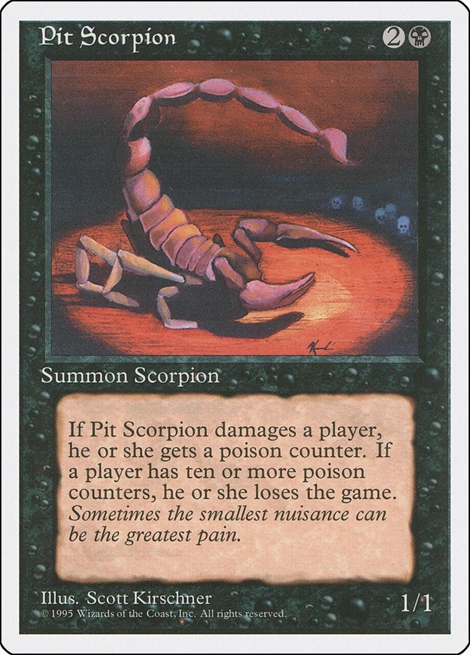 Image for Pit Scorpion (4ED) - Magic: The Gathering