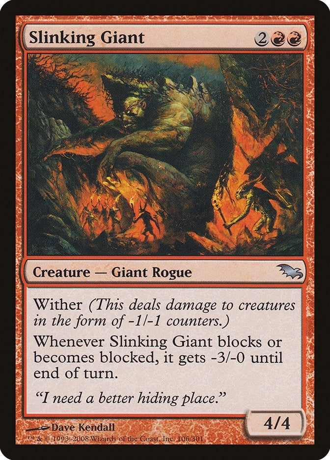 Image for Slinking Giant (106) (SHM) - Magic: The Gathering
