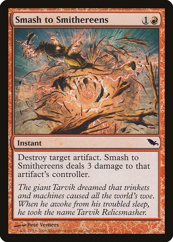 Image for Smash to Smithereens (107) (SHM) - Magic: The Gathering