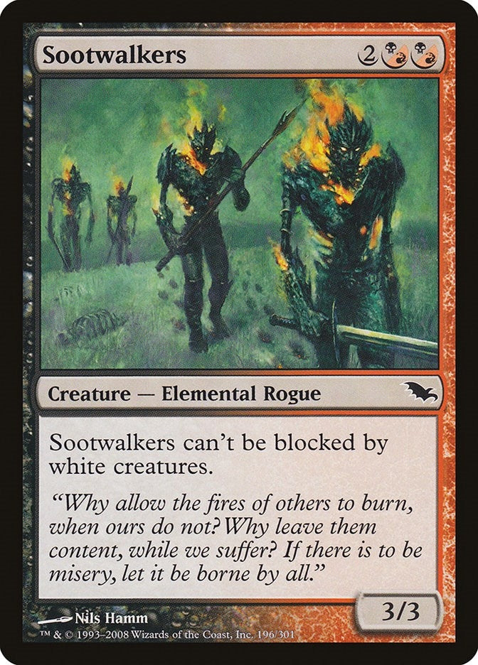 Image for Sootwalkers (196) (SHM) - Magic: The Gathering