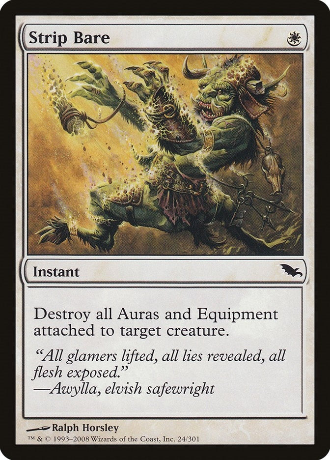 Image for Strip Bare (24) (SHM) - Magic: The Gathering