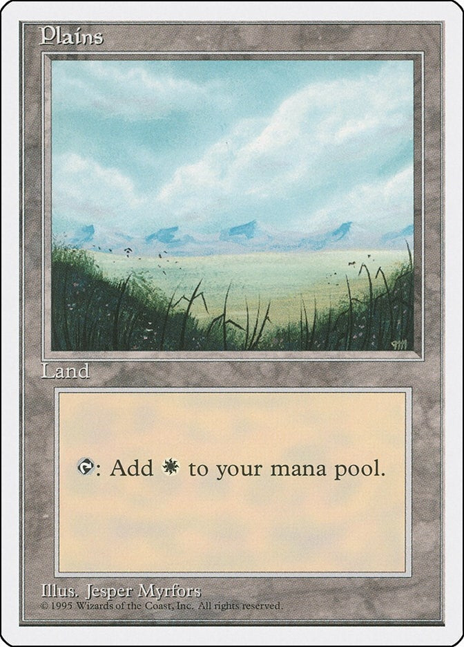 Image for Plains (A) (188) (4ED) - Magic: The Gathering