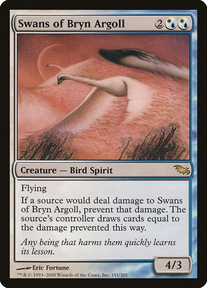 Image for Swans of Bryn Argoll (151) (SHM) - Magic: The Gathering