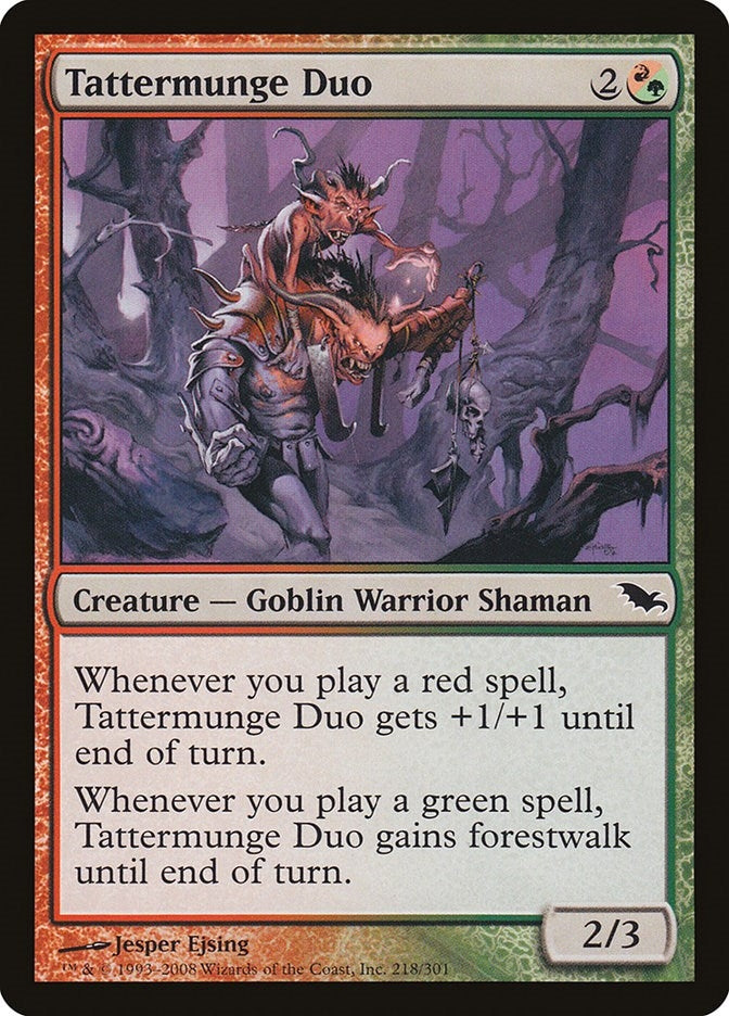 Image for Tattermunge Duo (218) (SHM) - Magic: The Gathering