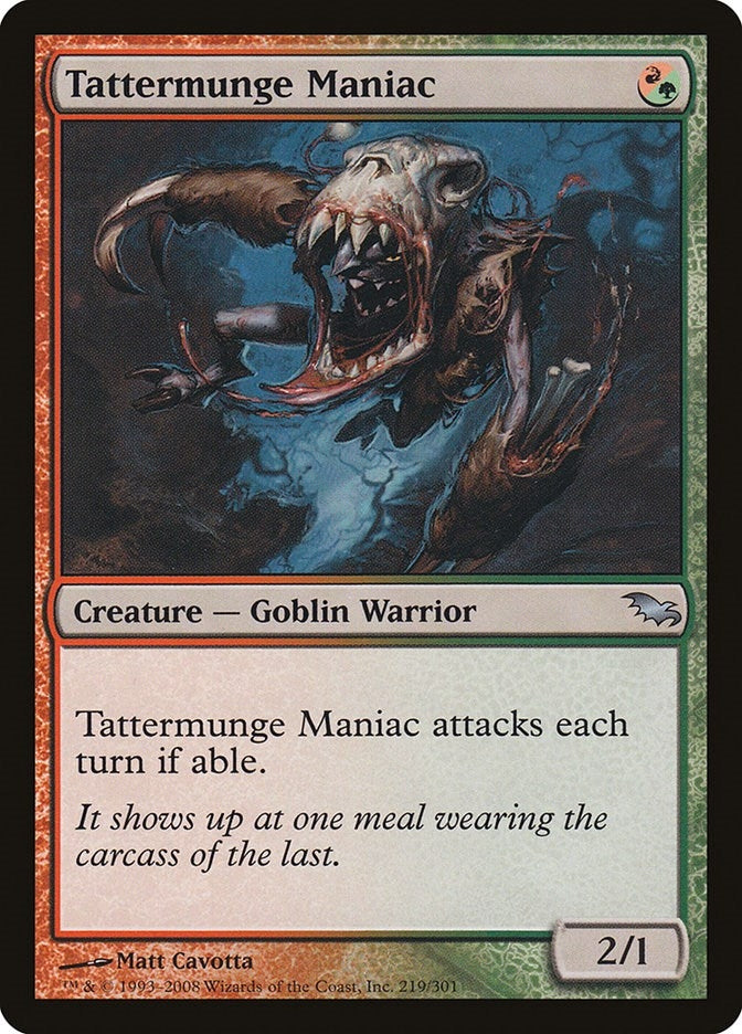 Image for Tattermunge Maniac (219) (SHM) - Magic: The Gathering