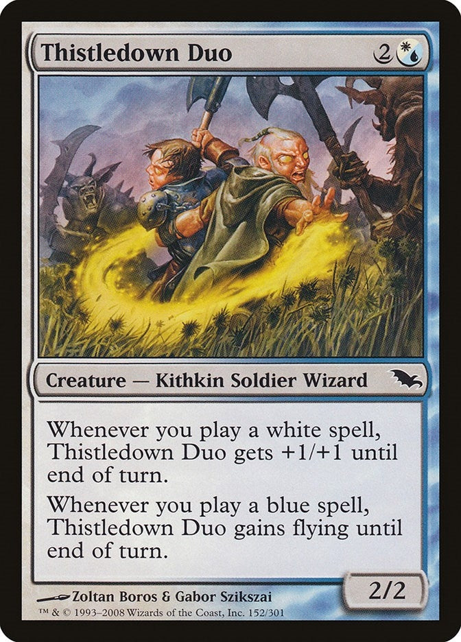 Image for Thistledown Duo (152) (SHM) - Magic: The Gathering