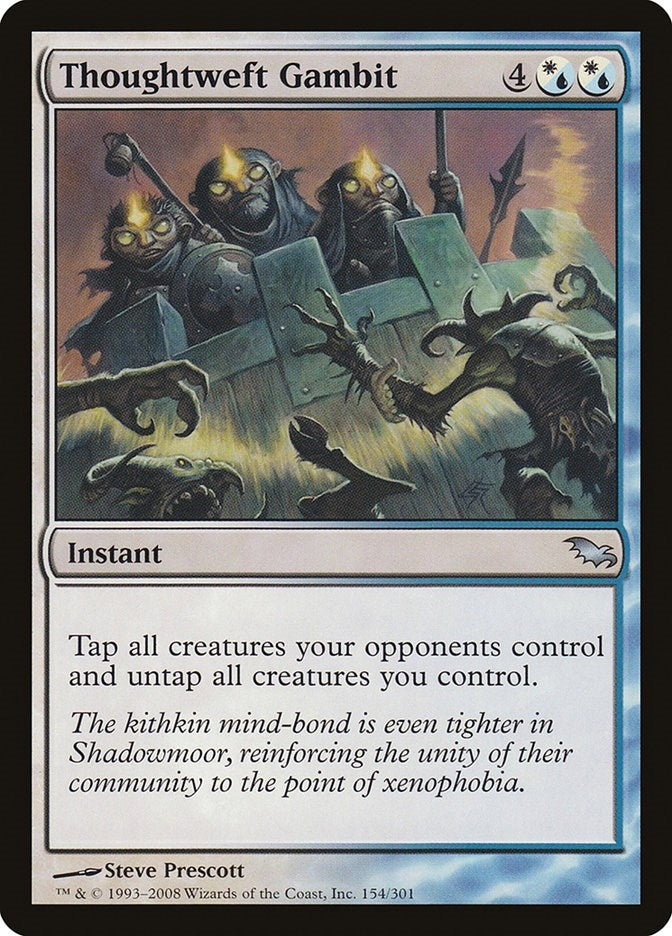 Image for Thoughtweft Gambit (154) (SHM) - Magic: The Gathering