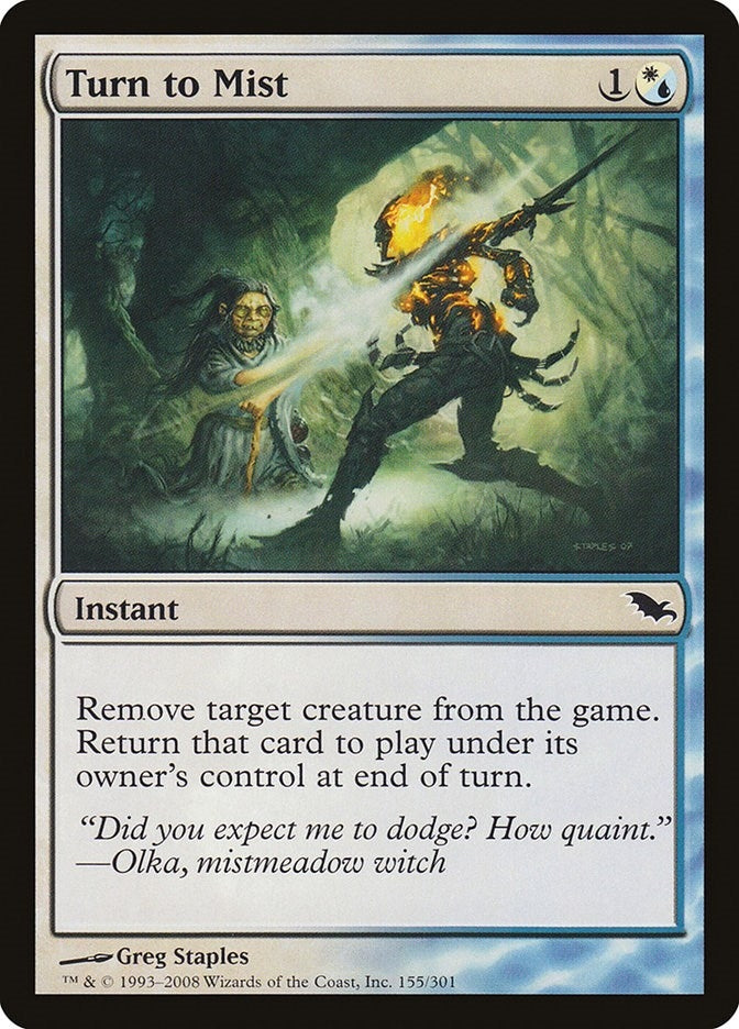 Image for Turn to Mist (155) (SHM) - Magic: The Gathering