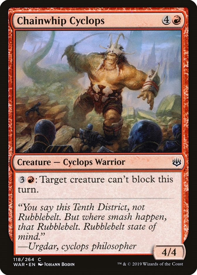 Chainwhip Cyclops (118) (WAR)