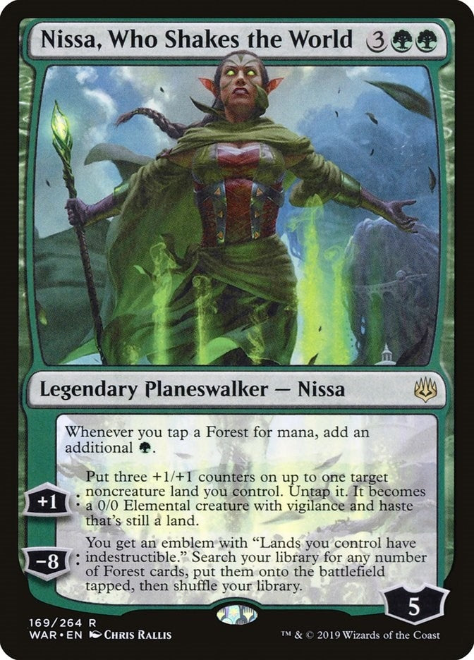 Nissa, Who Shakes the World (169) (WAR)