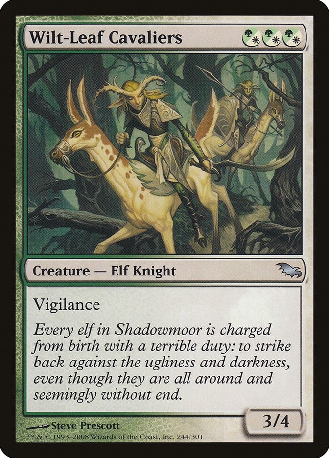 Image for Wilt-Leaf Cavaliers (244) (SHM) - Magic: The Gathering