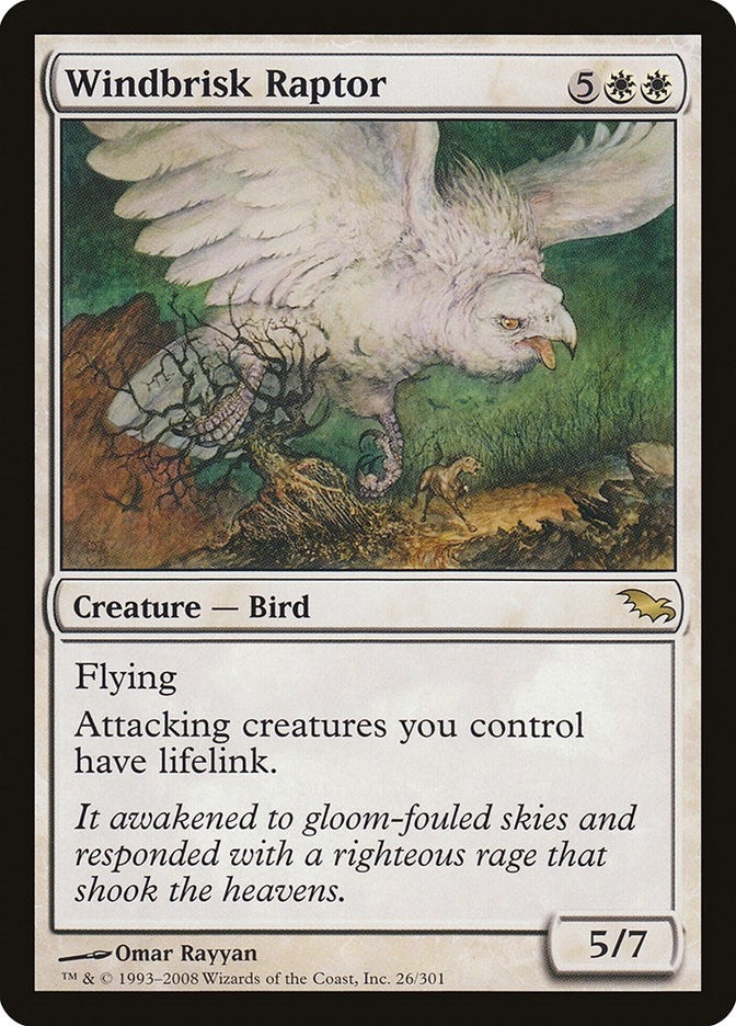 Image for Windbrisk Raptor (26) (SHM) - Magic: The Gathering