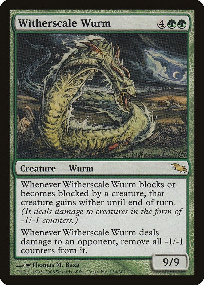 Image for Witherscale Wurm (134) (SHM) - Magic: The Gathering