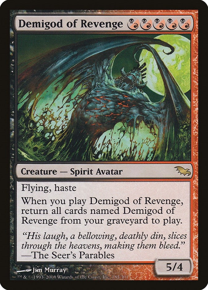 Image for Demigod of Revenge (183) (SHM) - Magic: The Gathering