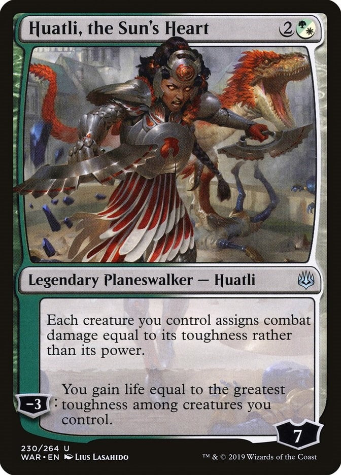 Huatli, the Sun's Heart (230) (WAR)