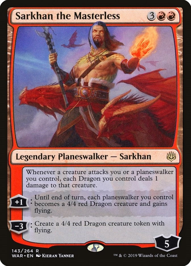 Sarkhan the Masterless (143) (WAR)