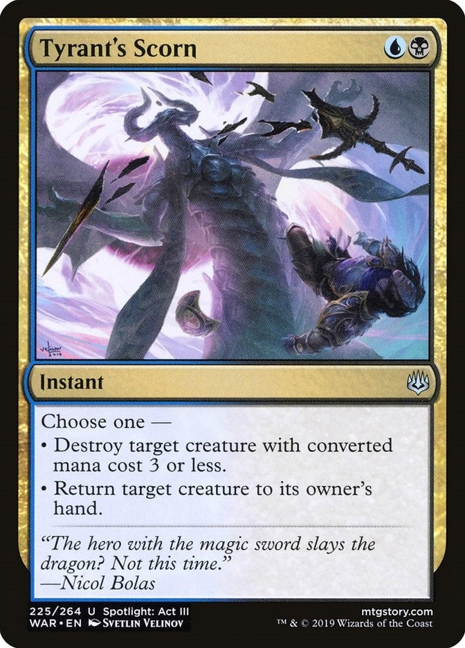 Tyrant's Scorn (225) (WAR)