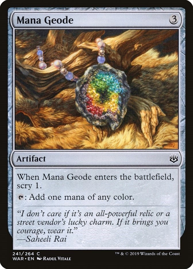 Mana Geode (241) (WAR)