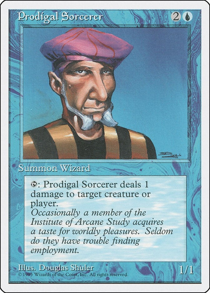 Image for Prodigal Sorcerer (4ED) - Magic: The Gathering