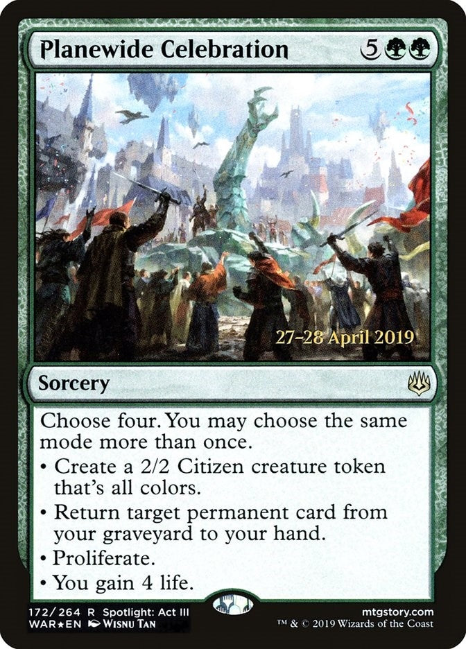 Image for Planewide Celebration (172) (PRE) - Magic: The Gathering