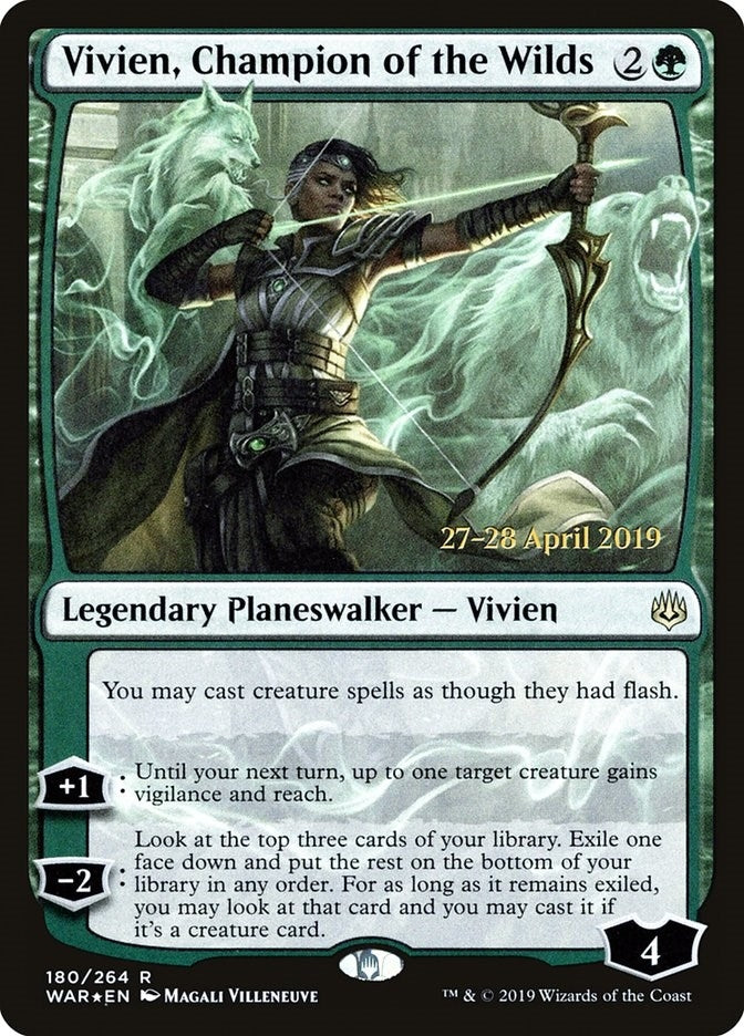 Image for Vivien, Champion of the Wilds (180) (PRE) - Magic: The Gathering