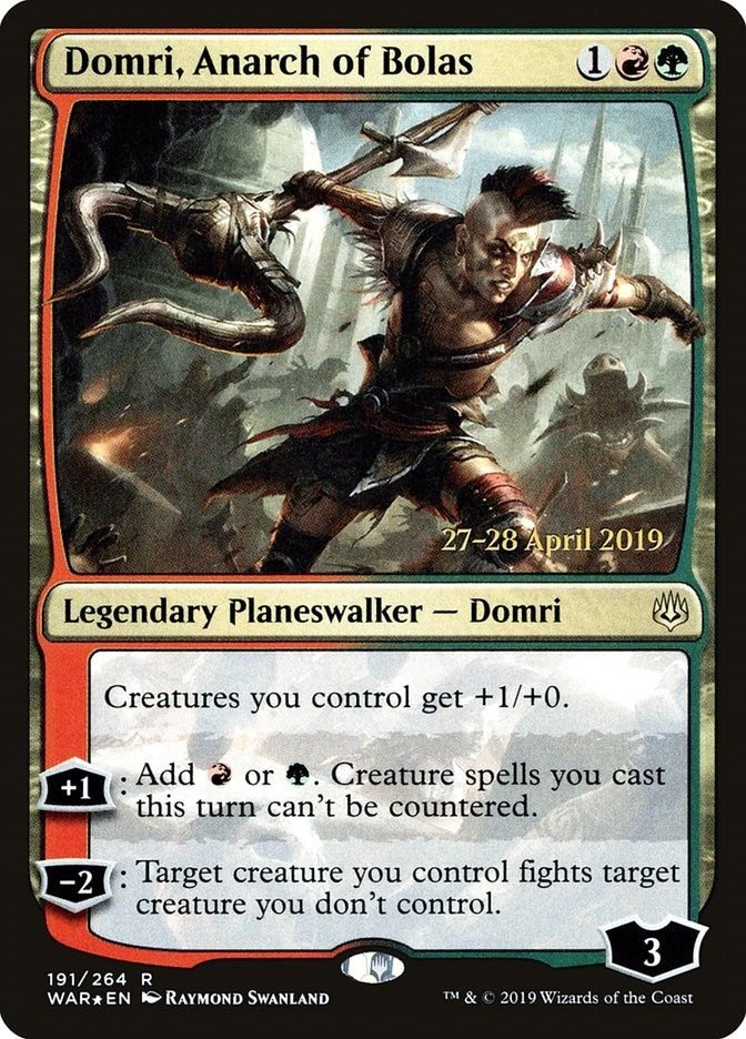 Image for Domri, Anarch of Bolas (191) (PRE) - Magic: The Gathering