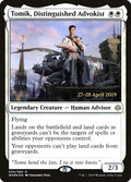 Image for Tomik, Distinguished Advokist (34) (PRE) - Magic: The Gathering