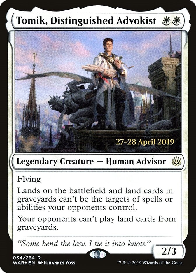 Image for Tomik, Distinguished Advokist (34) (PRE) - Magic: The Gathering