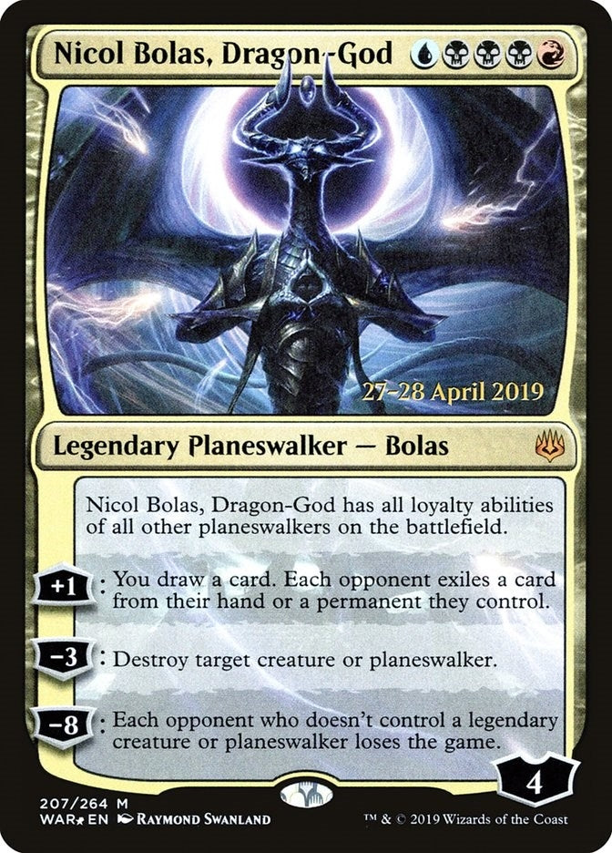 Image for Nicol Bolas, Dragon-God (207) (PRE) - Magic: The Gathering