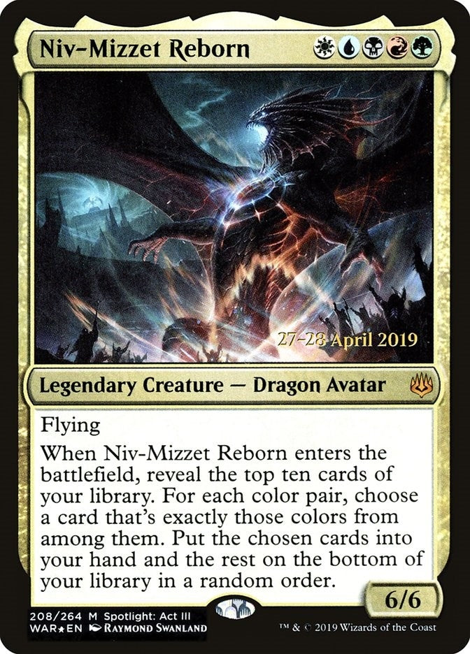 Image for Niv-Mizzet Reborn (208) (PRE) - Magic: The Gathering