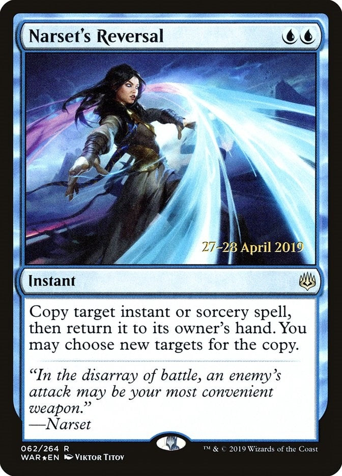 Image for Narset's Reversal (62) (PRE) - Magic: The Gathering