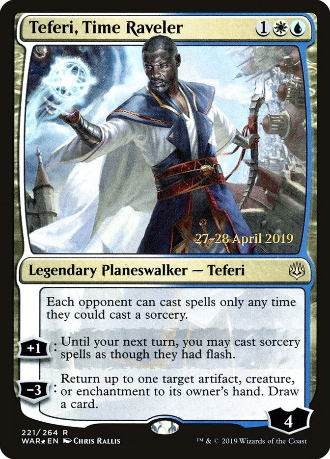 Image for Teferi, Time Raveler (221) (PRE) - Magic: The Gathering